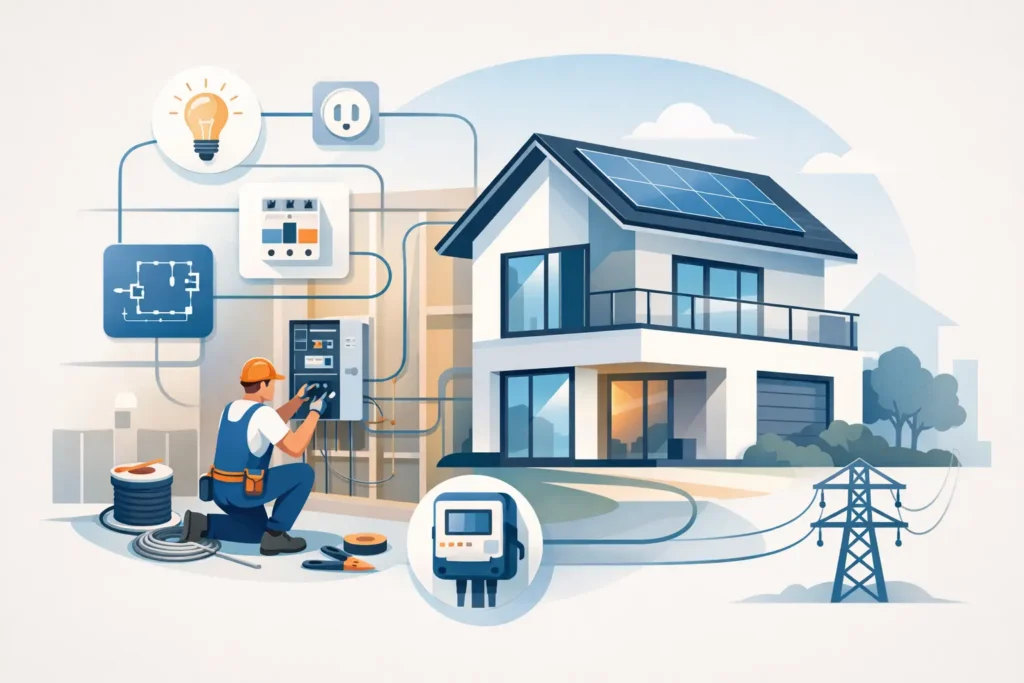 Installation électrique maison neuve