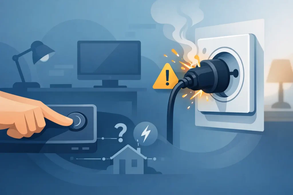 Prise électrique qui ne fonctionne plus