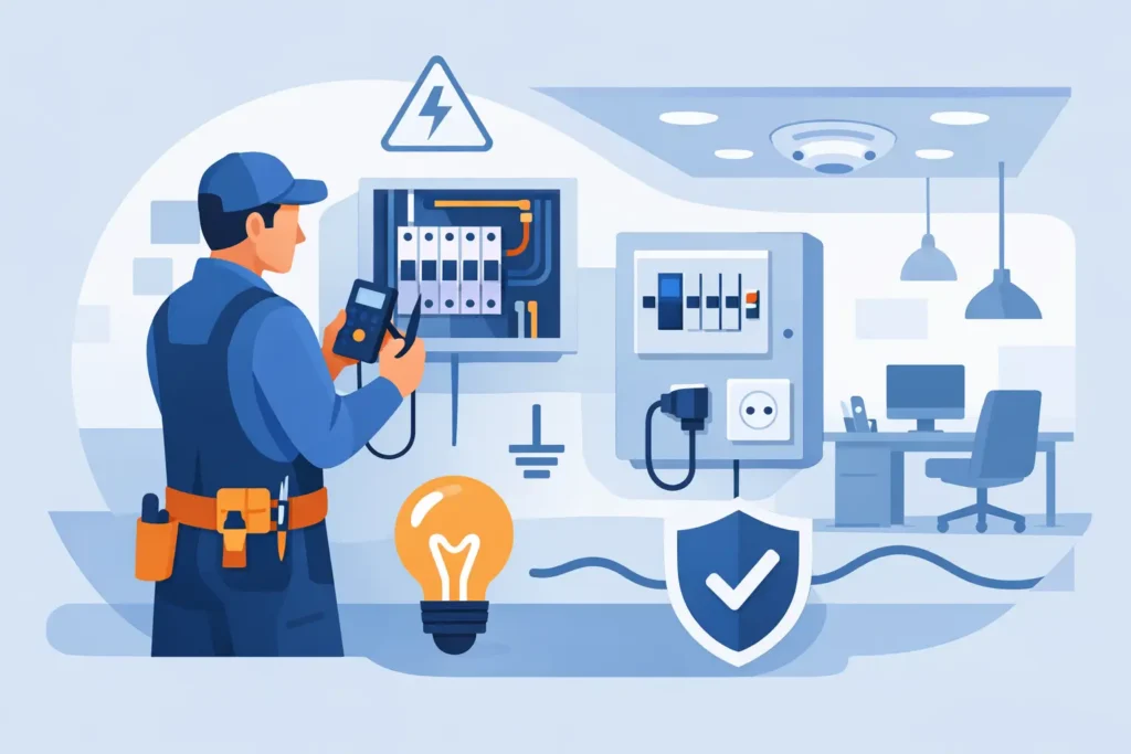 Électricité local professionnel normes à connaître